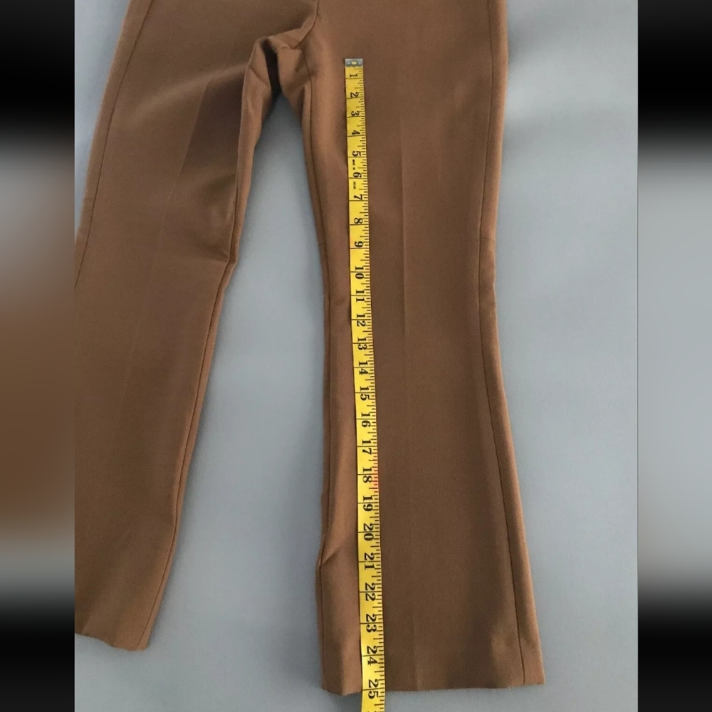 Theory Erstina Pionner Cropped Vicuna Brown Pants Size 0 $295 NWT - Picture 8 of 9